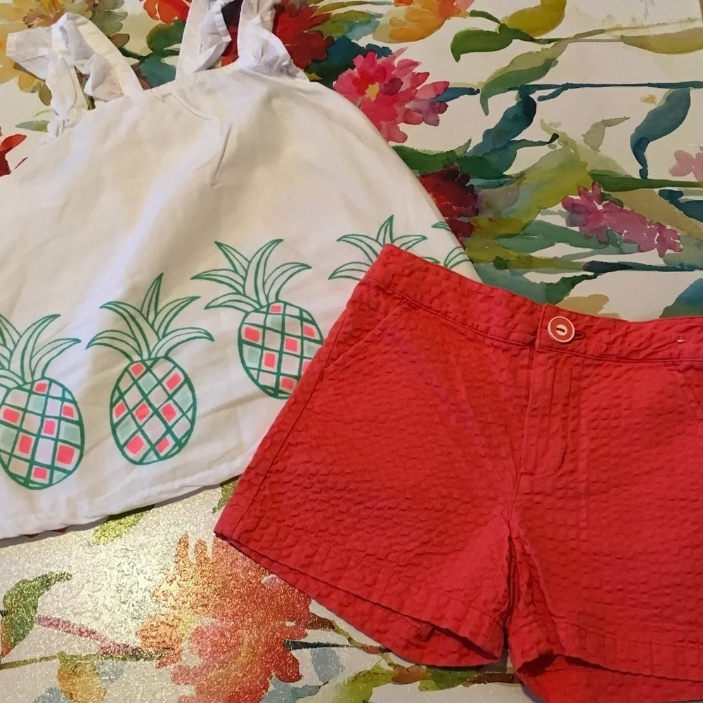 🍍 Gymboree gorgeous pineapple set girls size 5 🍍